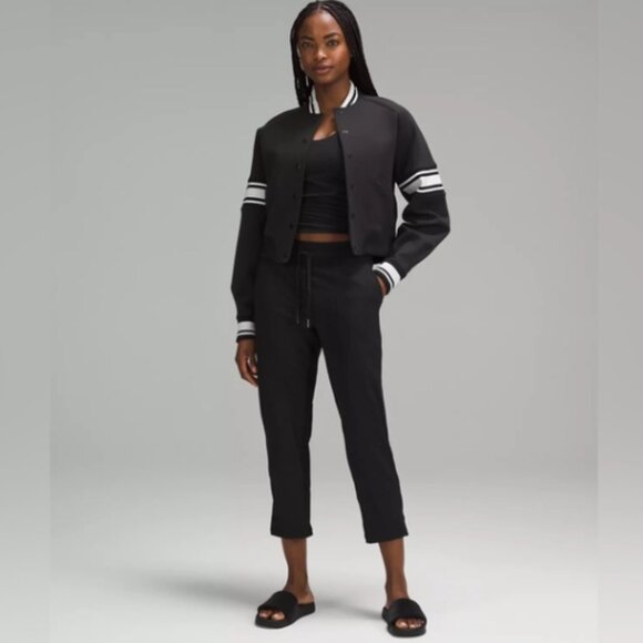 Lululemon Dance Studio Mid-Rise Cropped Pants in Black Size 14 - Picture 2 of 9